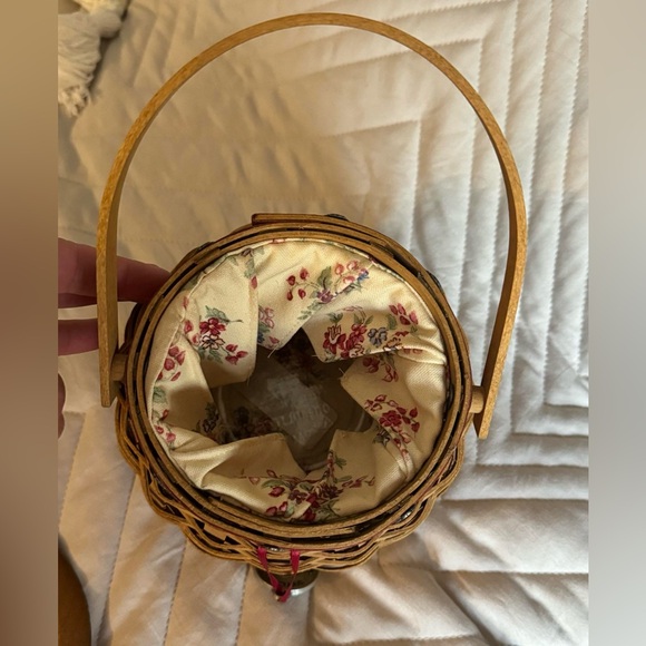 Longaberger 2004 LET ME CALL YOU SWEETHEART BASKET SET, Rose Parade Tie-On - Picture 4 of 6